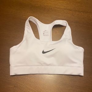 Nike White Sports Bra